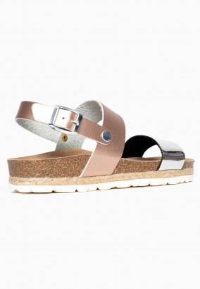 Sandales Leila Multibrides Argent