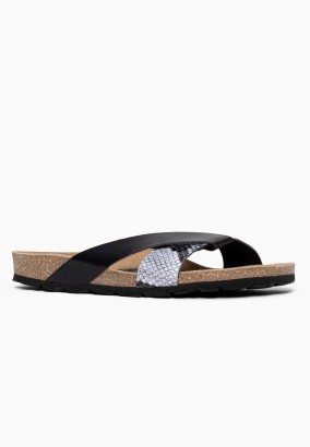 Sandales Rita Multibrides Noir
