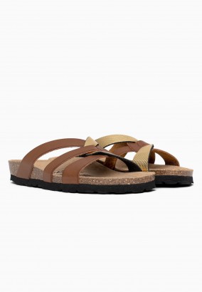 Sandales Albury Multibrides Leopard