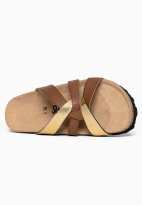 Sandales Albury Multibrides Leopard