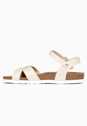 Sandales Albany Multibrides Blanc cassé