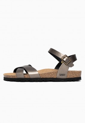 Sandales Albany Multibrides Pewter