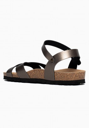 Sandales Albany Multibrides Pewter