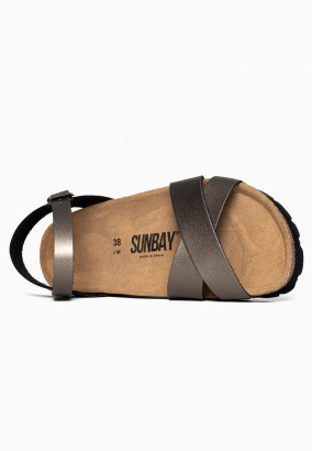 Sandales Albany Multibrides Pewter