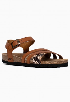 Sandales Griffith Multibrides Tan