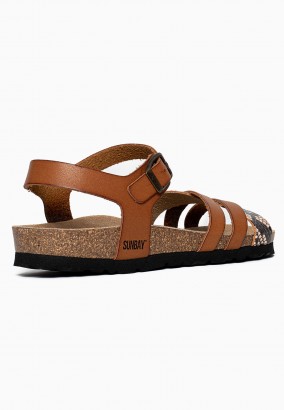 Sandales Griffith Multibrides Tan