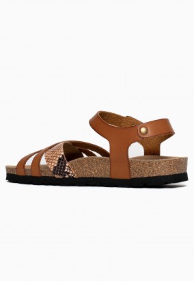 Sandales Griffith Multibrides Tan