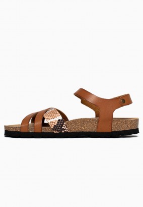 Sandales Griffith Multibrides Tan