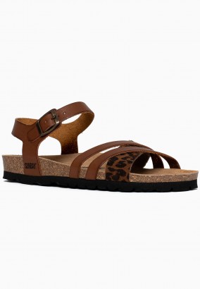 Sandales Griffith Multibrides Camel