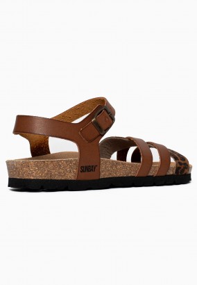 Sandales Griffith Multibrides Camel