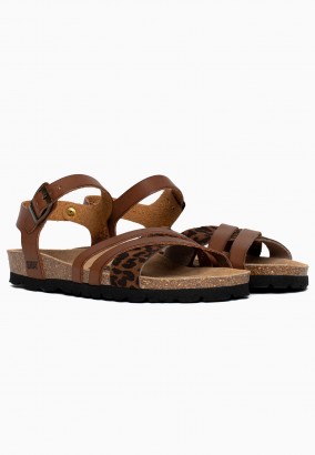 Sandales Griffith Multibrides Camel