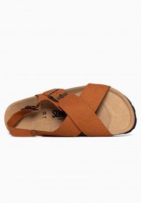 Sandales Augusta Multibrides Tan