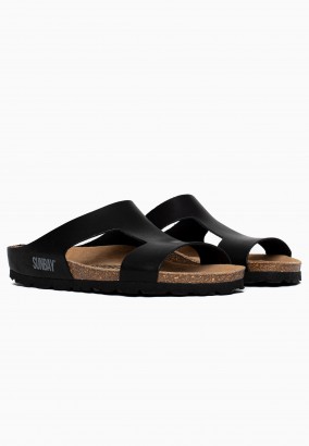 Sandales Moruya Multibrides Noir