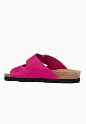 Sandales Trefle 2 Brides Fuchsia