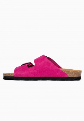 Sandales Trefle 2 Brides Fuchsia