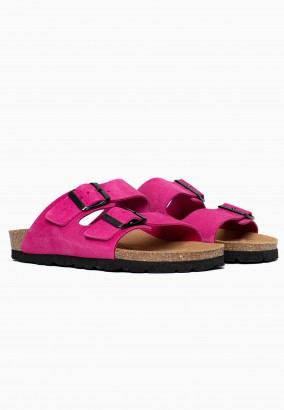 Sandales Trefle 2 Brides Fuchsia