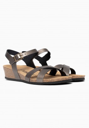 Sandales Lecheria Compensées et semi-compensées Pewter