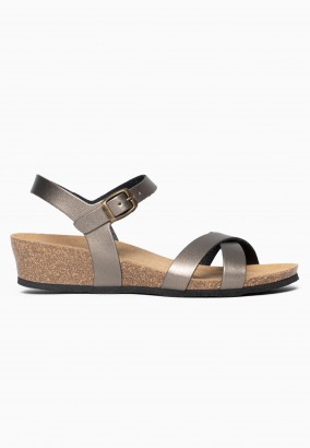 Sandales Lecheria Compensées et semi-compensées Pewter