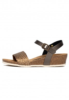 Sandales Esperance Compensées et semi-compensées Bronze et pewter
