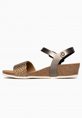 Sandales Esperance Compensées et semi-compensées Bronze et pewter
