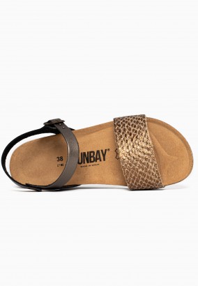 Sandales Esperance Compensées et semi-compensées Bronze et pewter