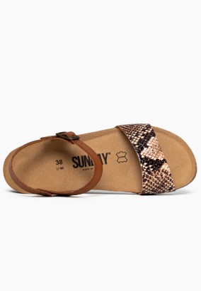 Sandales Esperance Compensées et semi-compensées Camel