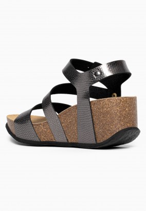 Sandales Cooma Compensées et semi-compensées Pewter