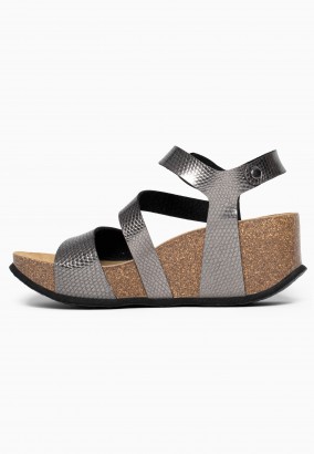 Sandales Cooma Compensées et semi-compensées Pewter