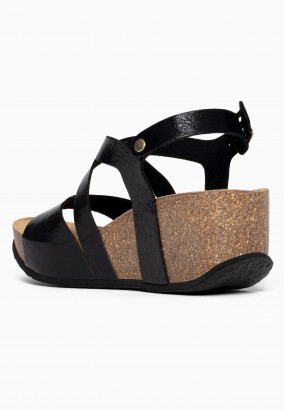 Sandales Adelaide Compensées et semi-compensées Noir