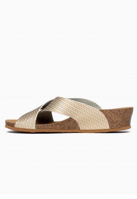 Sandales Brisbane Compensées et semi-compensées Or clair