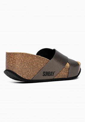 Sandales Vic Compensées et semi-compensées Pewter