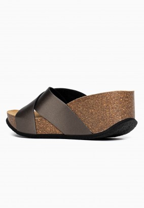 Sandales Vic Compensées et semi-compensées Pewter