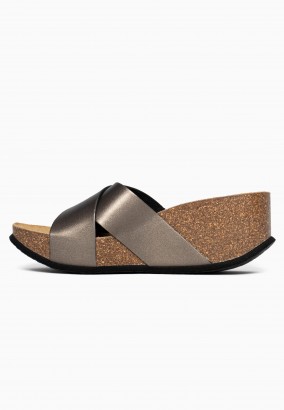 Sandales Vic Compensées et semi-compensées Pewter