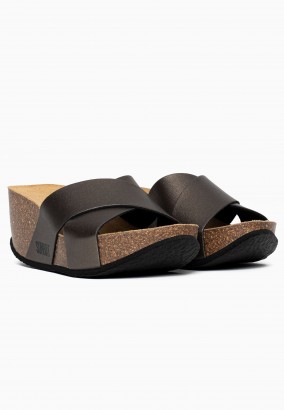 Sandales Vic Compensées et semi-compensées Pewter