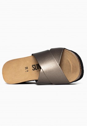 Sandales Vic Compensées et semi-compensées Pewter