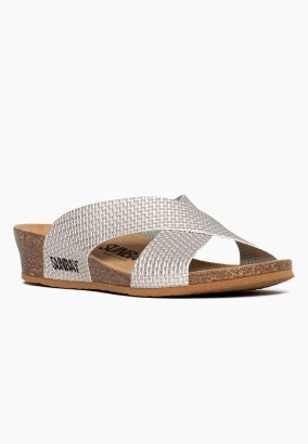 Sandales Brisbane Compensées et semi-compensées Argent