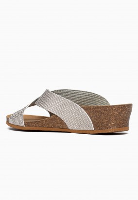 Sandales Brisbane Compensées et semi-compensées Argent