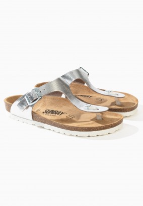 Sandales Camelia à entre-doigts Argent