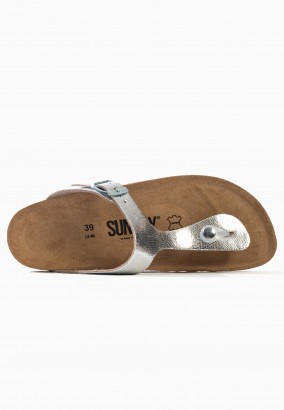 Sandales Camelia à entre-doigts Argent