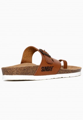 Sandales Biloela à entre-doigts Tan
