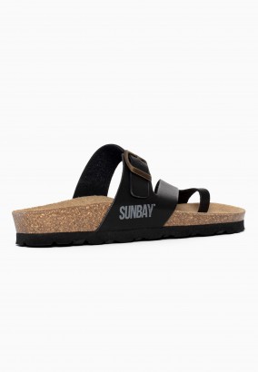 Sandales Biloela à entre-doigts Noir