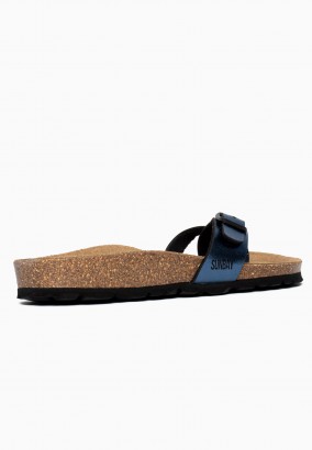 Sandales Petunia à entre-doigts Bleu