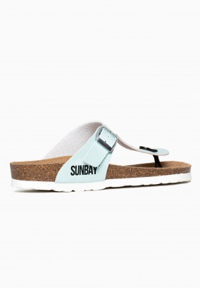 Sandales Camelia à entre-doigts Menthe