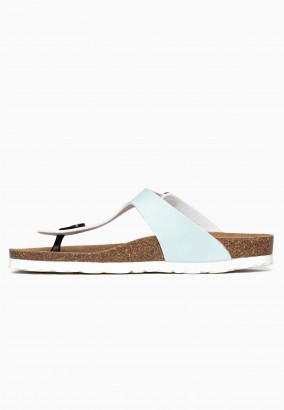 Sandales Camelia à entre-doigts Menthe