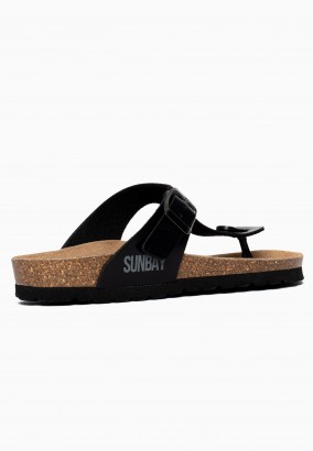 Sandales Camelia à entre-doigts Noir