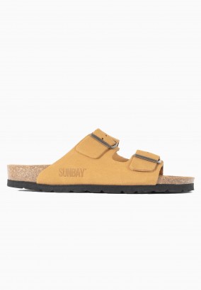 Sandales Trefle 2 Brides Camel