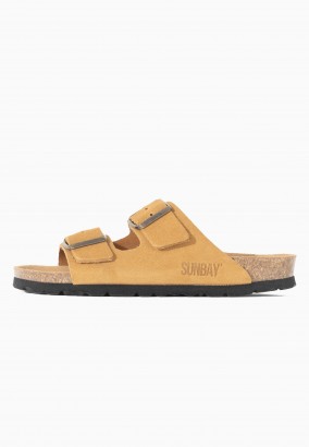 Sandales Trefle 2 Brides Camel