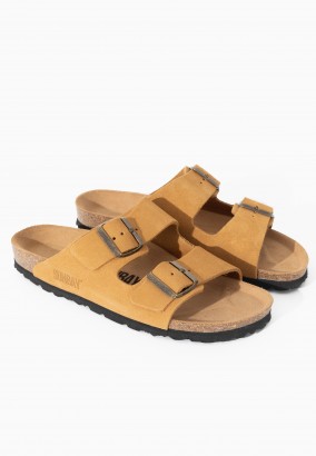 Sandales Trefle 2 Brides Camel