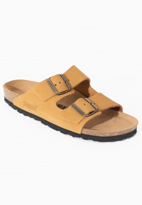 Sandales Trefle 2 Brides Camel