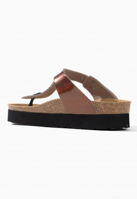 Sandales Xalapa à plateforme Multicolor